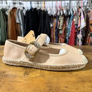 Frye and Co. Jatani Cap Closed Toe Mary Jane Shoes in Nude NEW Size 10M